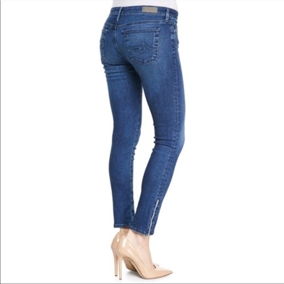 AG The Zip Up Legging Ankle Denim Jeans - Picture 2 of 11